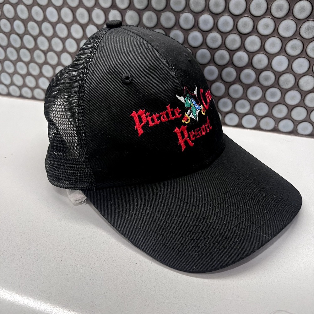 Pirate Cove Resort California Hat Cap Adult Snap Back Trucker Mesh‎ Adjustable - Picture 3 of 8